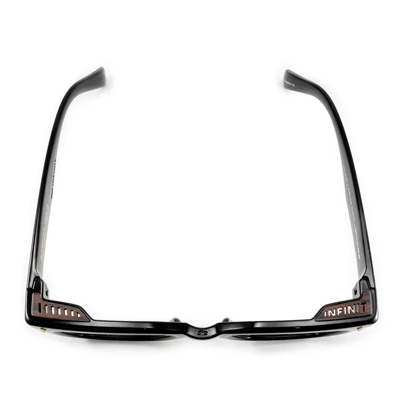 Jacobs Eco Briller - Black Shiny - Brown Gradient Lens