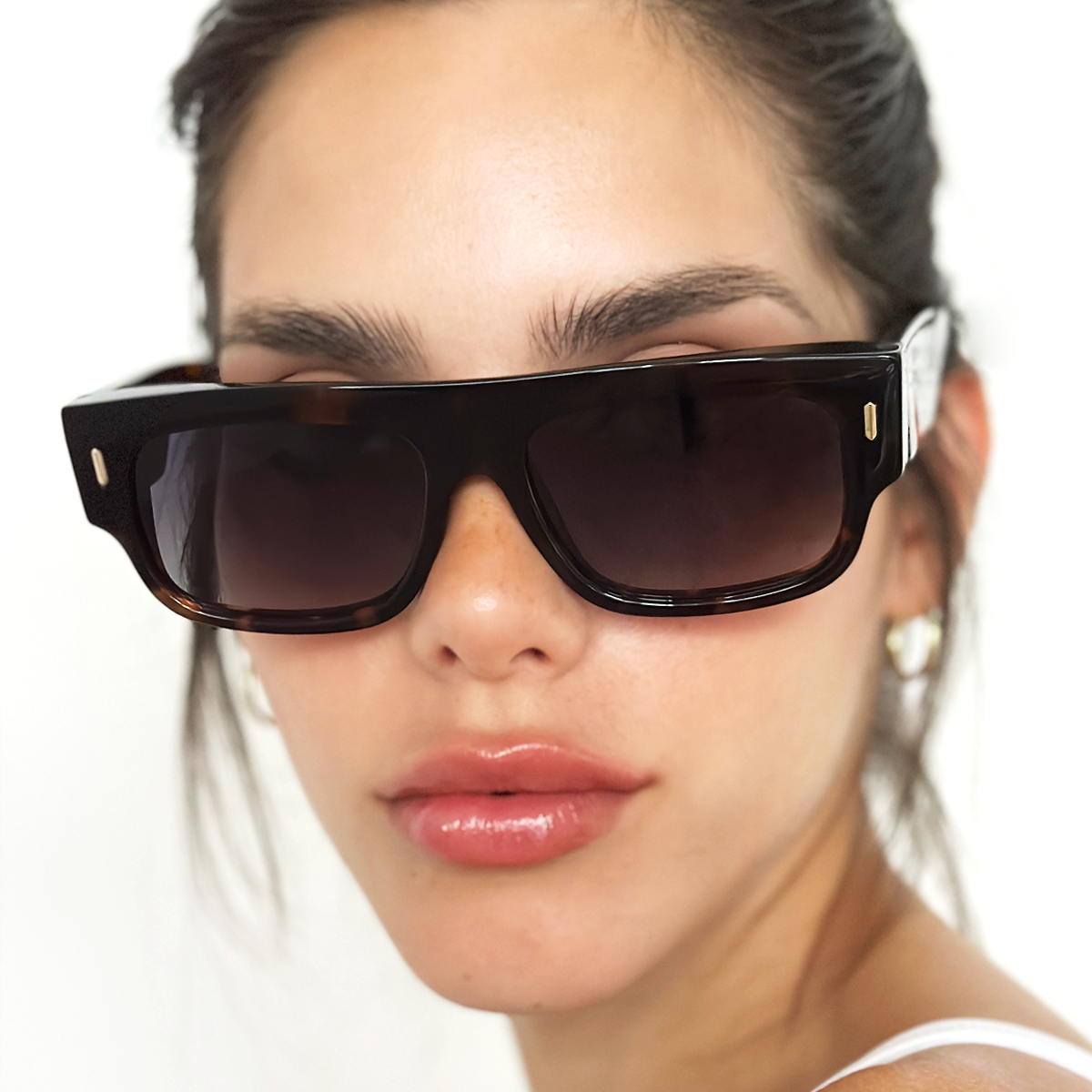 Glasgow Eco Briller - Tortoise - Smoke Gradient Lens