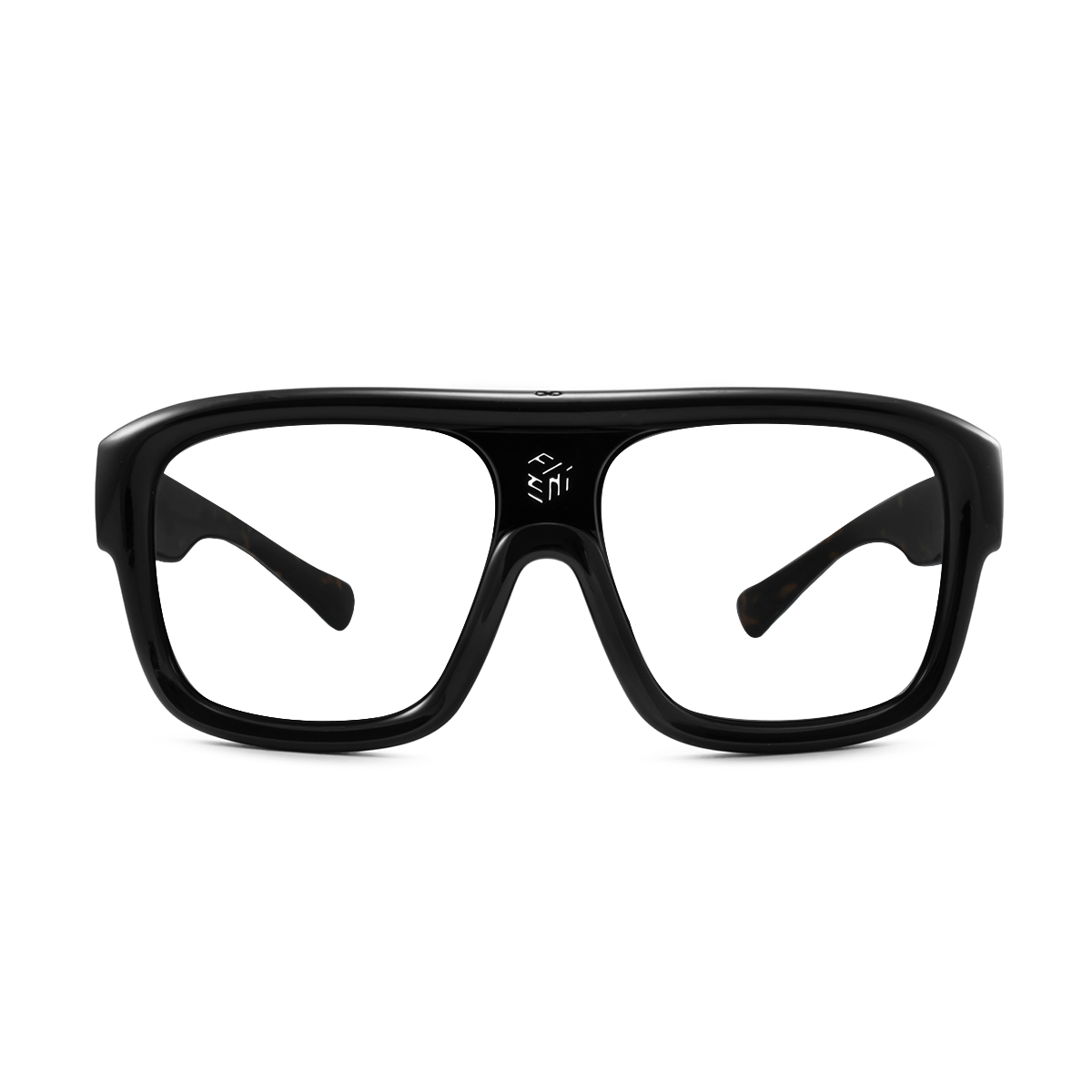 INFLATE - Black Shiny Havana Lens Grey