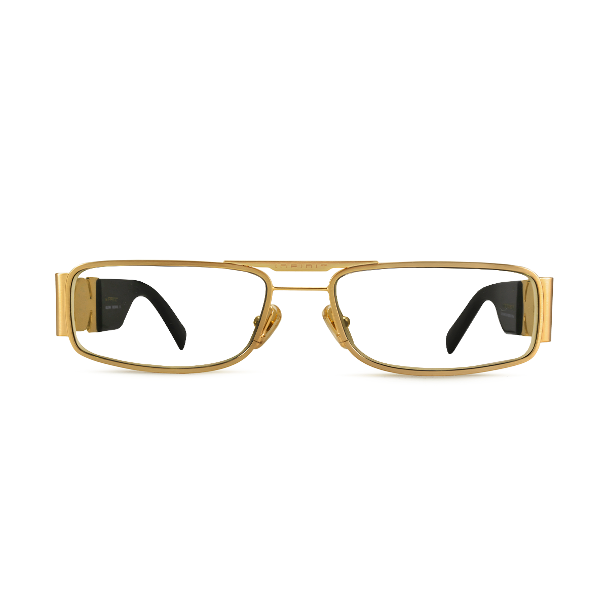 MENORCA - Black Shiny Gold Lens Grey