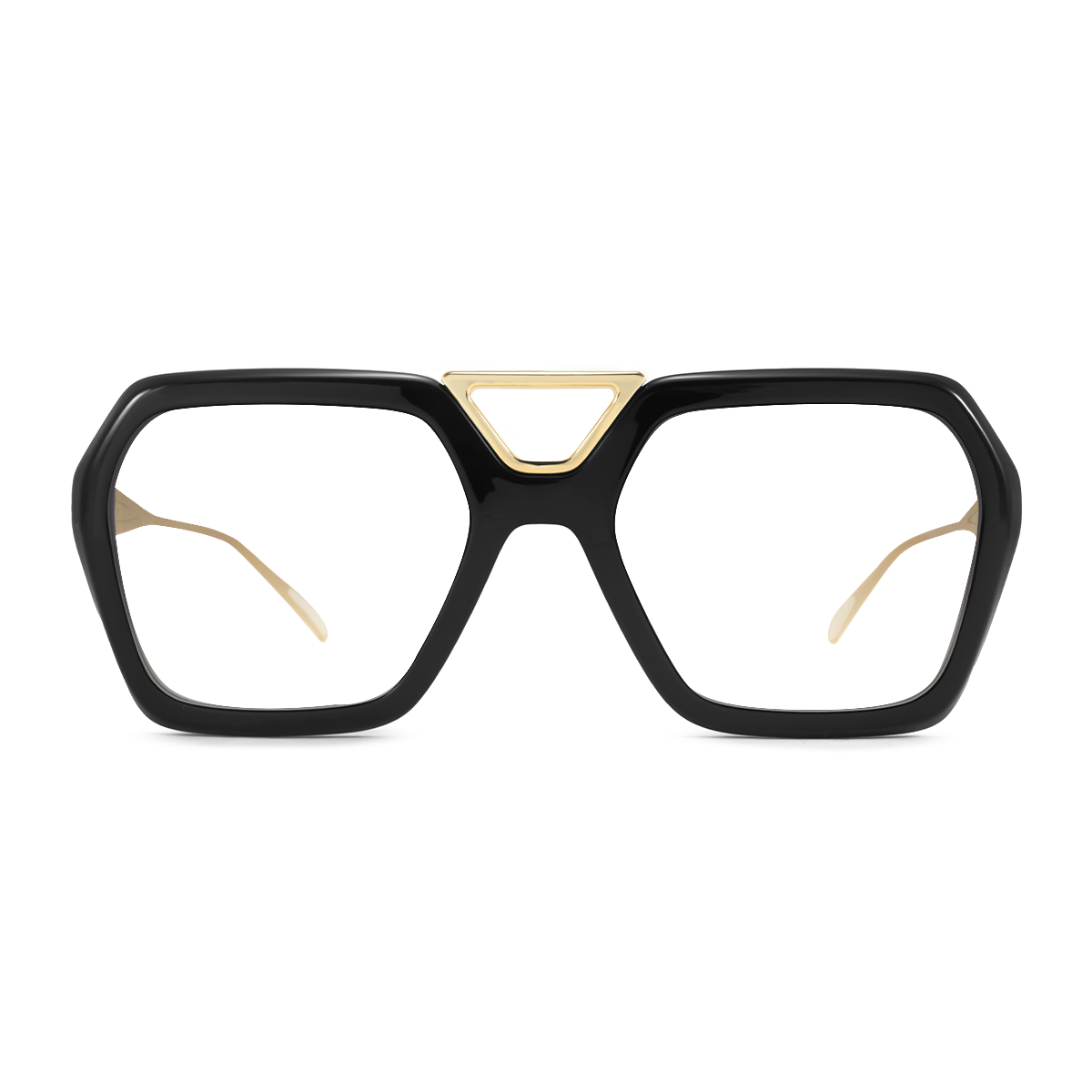 LONDON - Black Shiny Lens Smoke Gradient