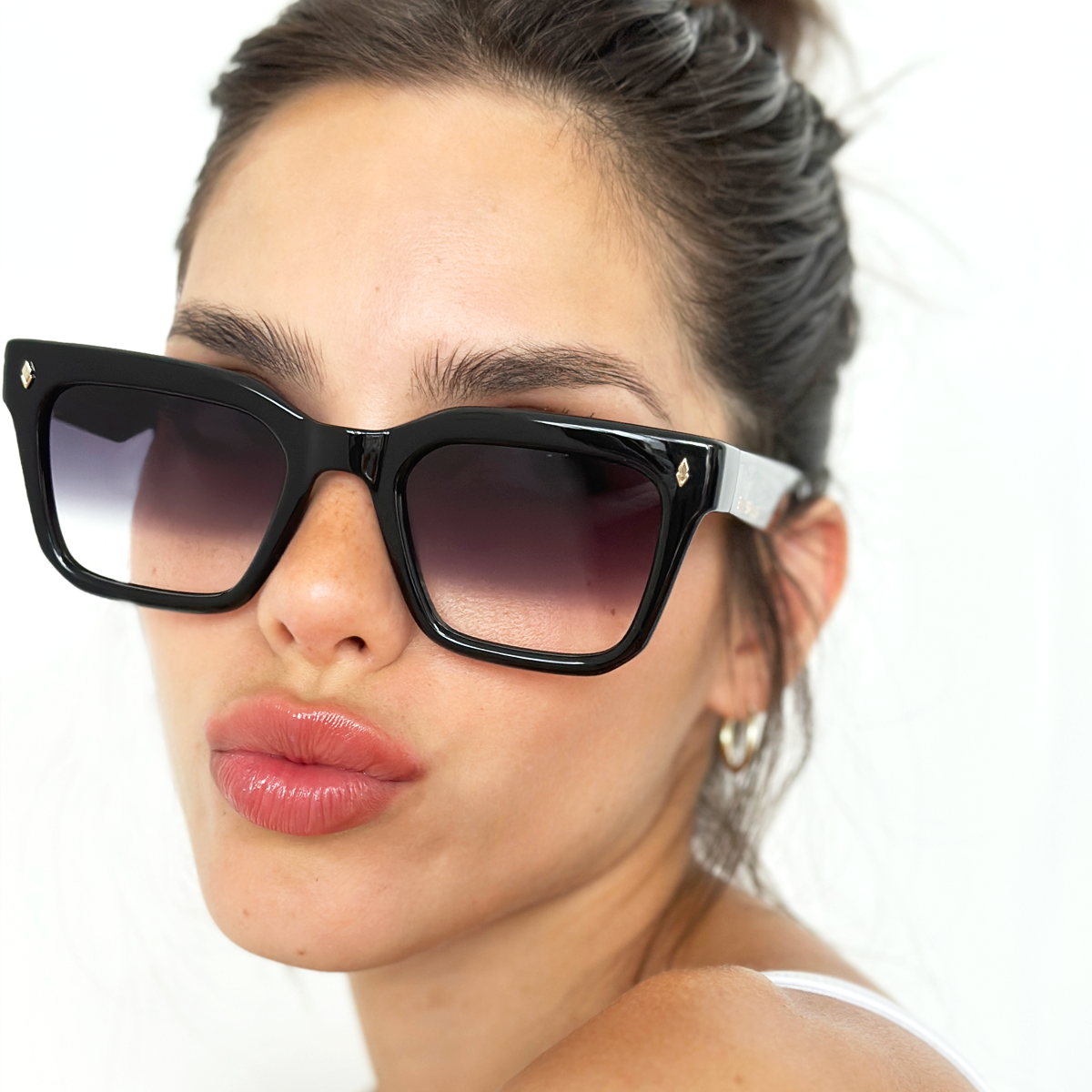 Jacobs Eco Briller - Black Shiny - Horizon Lens