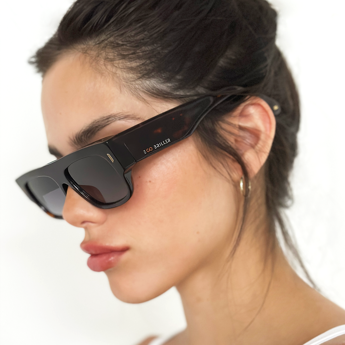 Glasgow Eco Briller - Tortoise - Smoke Gradient Lens