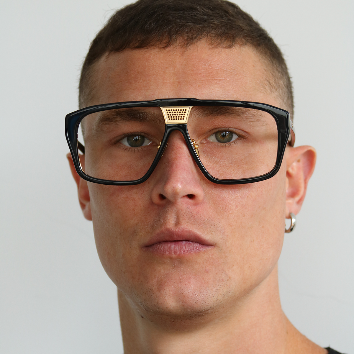 INTERLAGOS - Black Shiny Lens Smoke Gradient