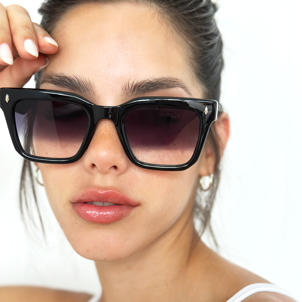 Jacobs Eco Briller - Black Shiny - Horizon Lens