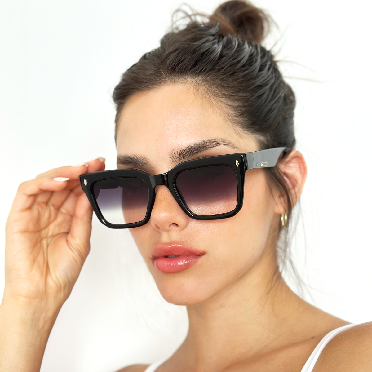 Jacobs Eco Briller - Black Shiny - Horizon Lens