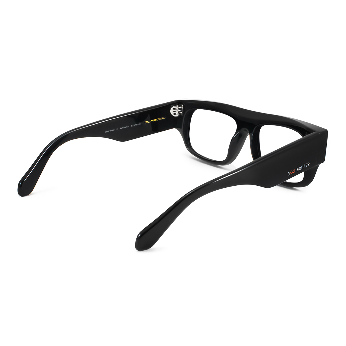 Glasgow Eco Briller - Black Shiny