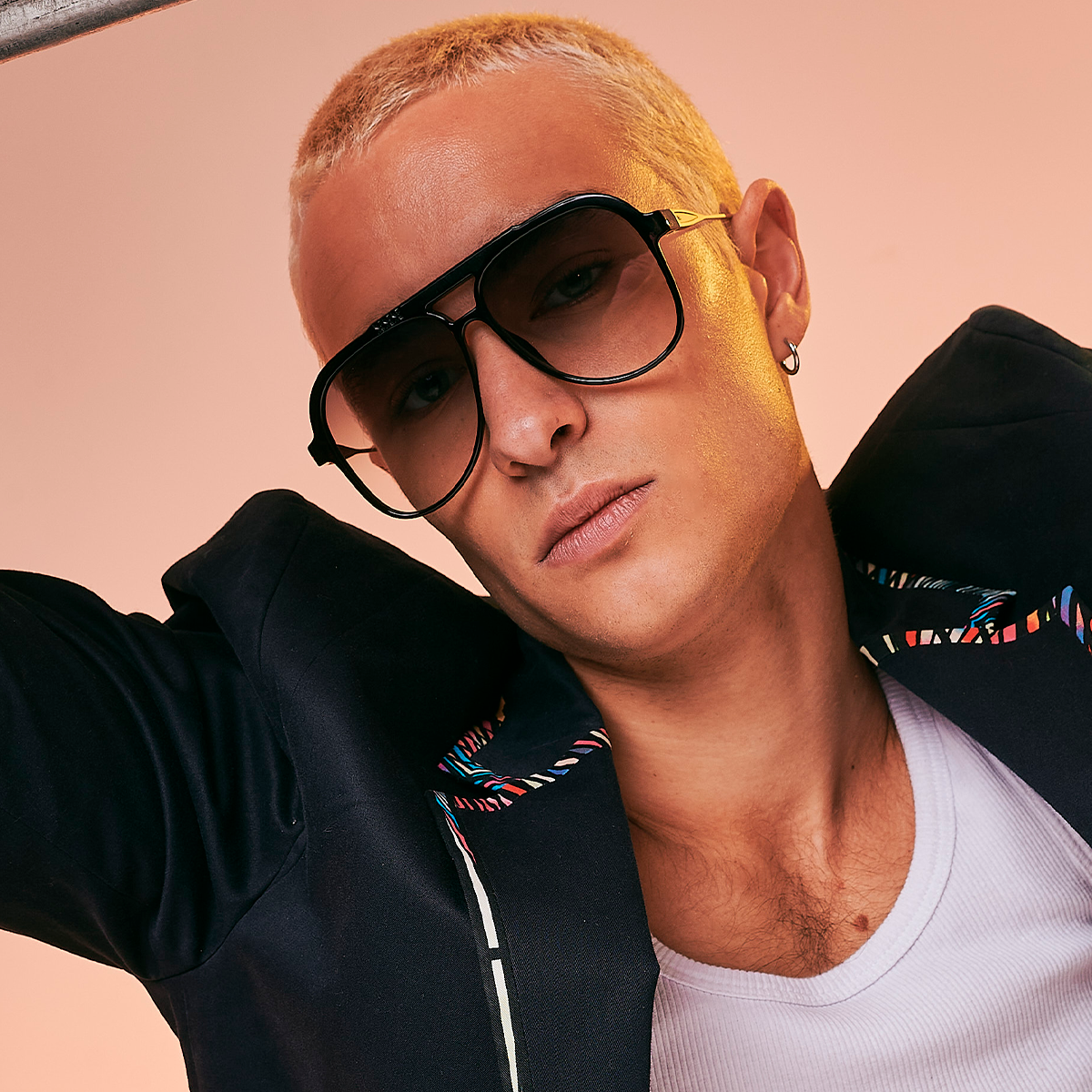 Triple XXX - Metal Black Shiny - Olive Gradient Lens