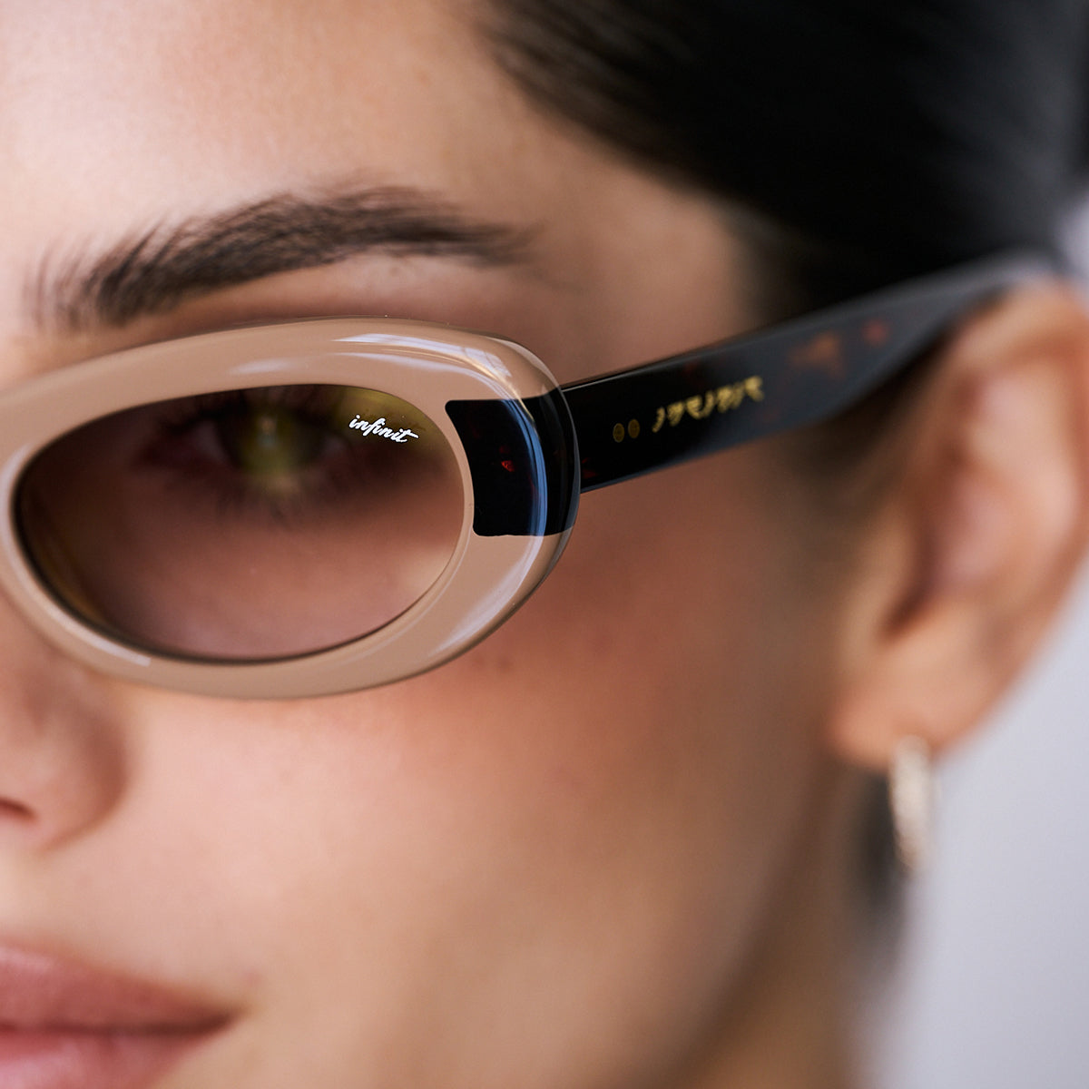 Asahi - Mocha - Green Gradient Lens