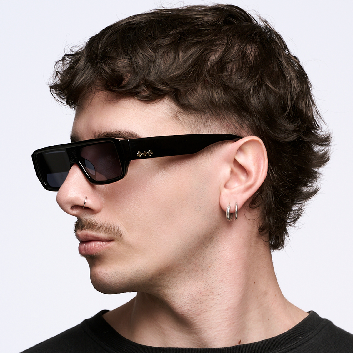 Beijing - Glossy Black - Gray Lens