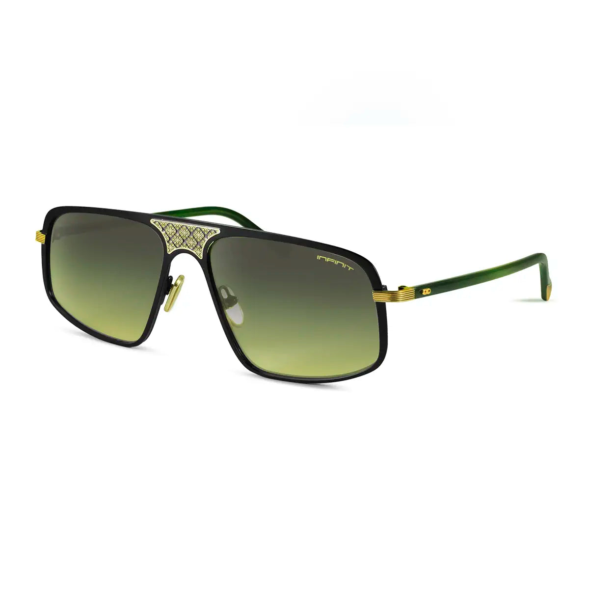 Bosco Black Green Moss Degrade Lens