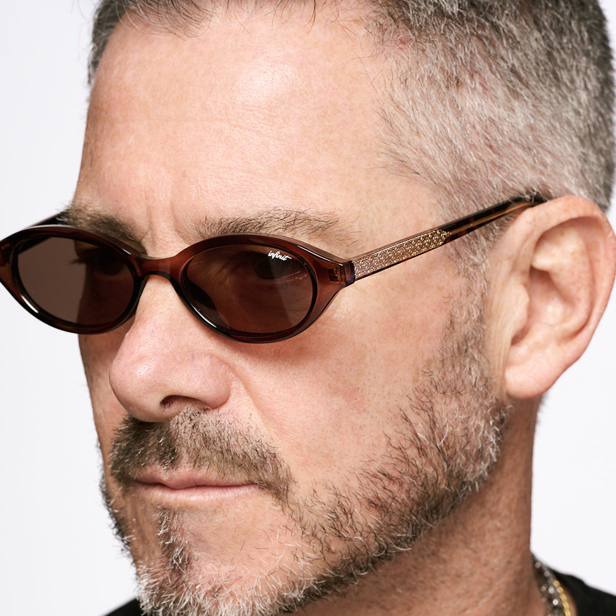 Brigitte - Burgundy - Brown Lens