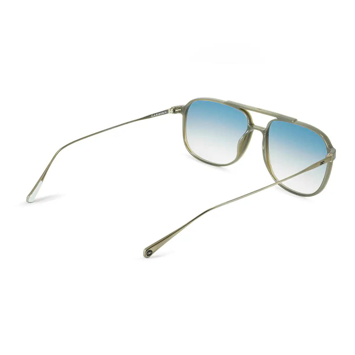 Caravan - Milky Brown - Gradient Blue Lens - Detail view - INFINIT Eyewear