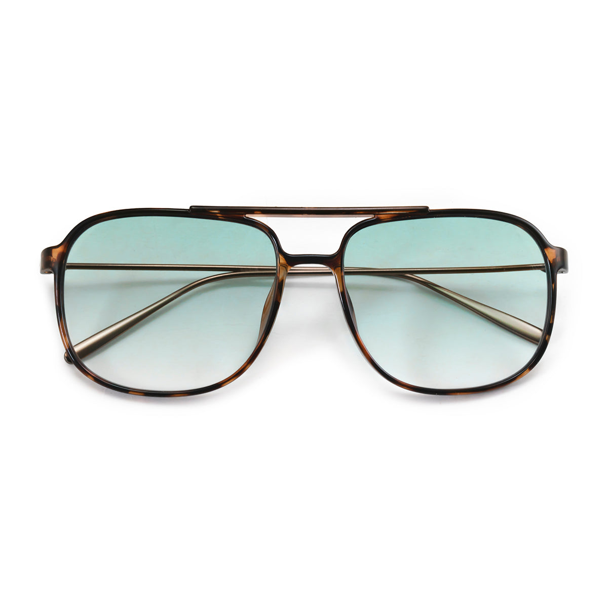 Caravan - Metal Tortoise - Green Gradient Lens