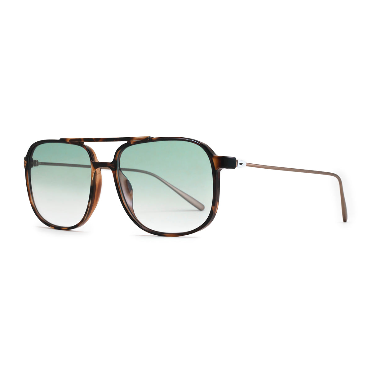 Caravan - Metal Tortoise - Green Gradient Lens