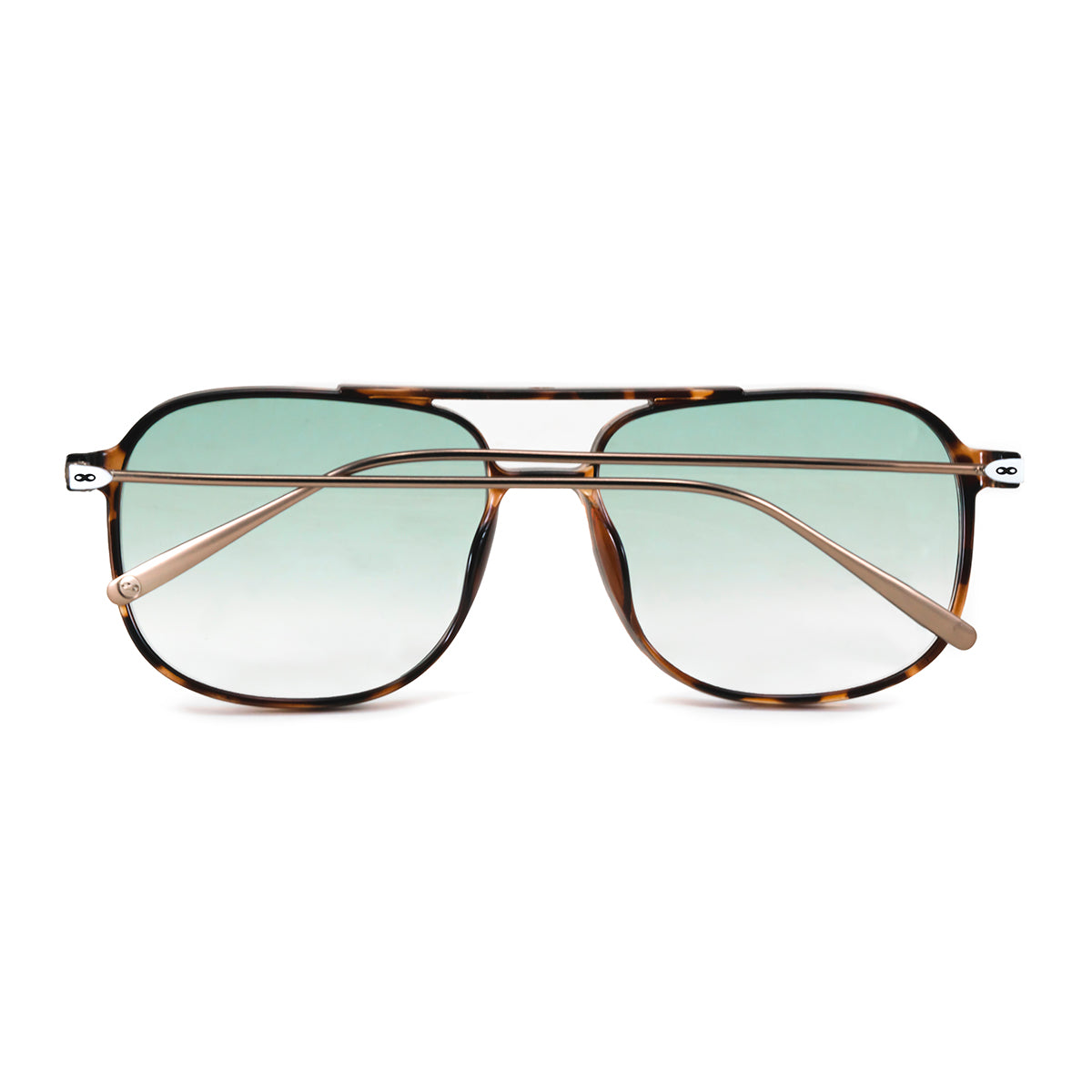 Caravan - Metal Tortoise - Green Gradient Lens
