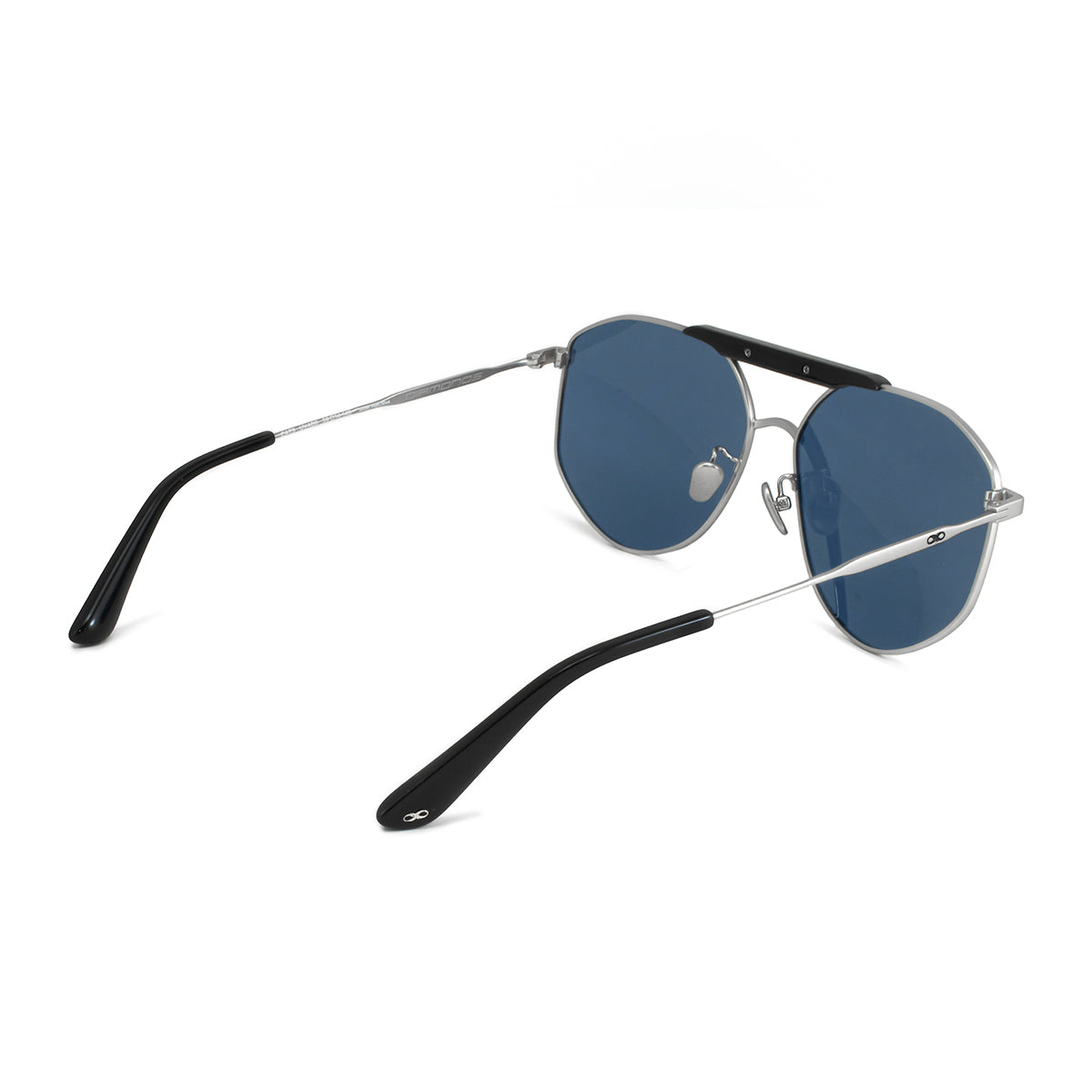 Diamond - Silver Matt - Blue Polarized Lens