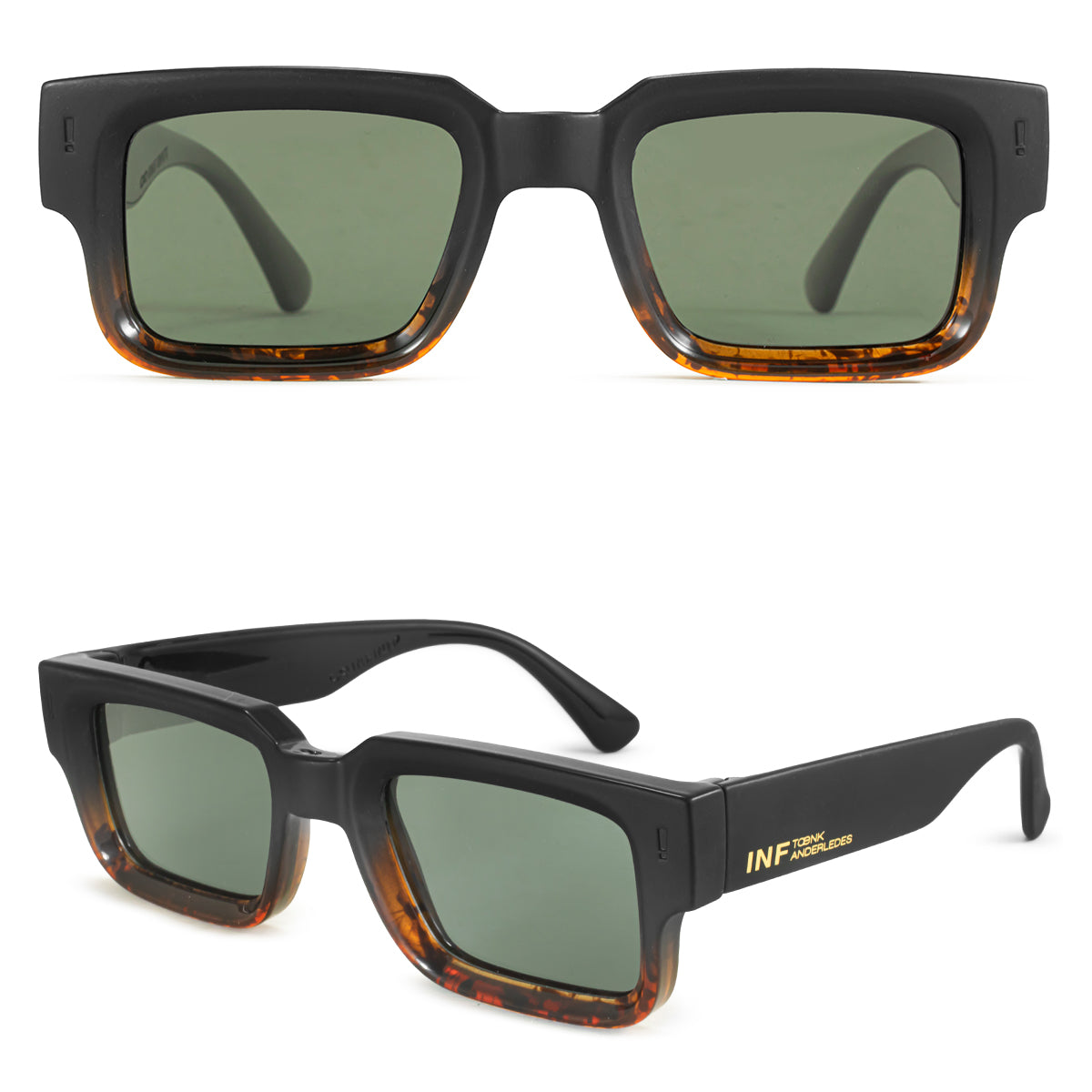 ExclamaTion - BM Havana - Green Lens - INFINIT Eyewear