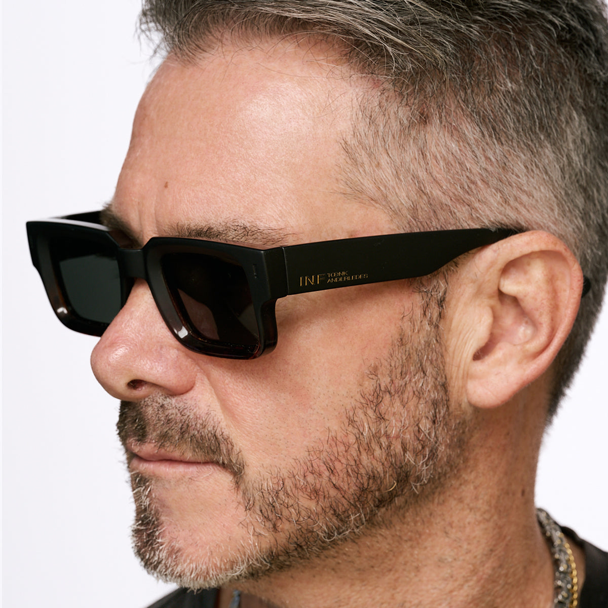 ExclamaTion - BM Havana - Green Lens - Men's style - INFINIT Eyewear