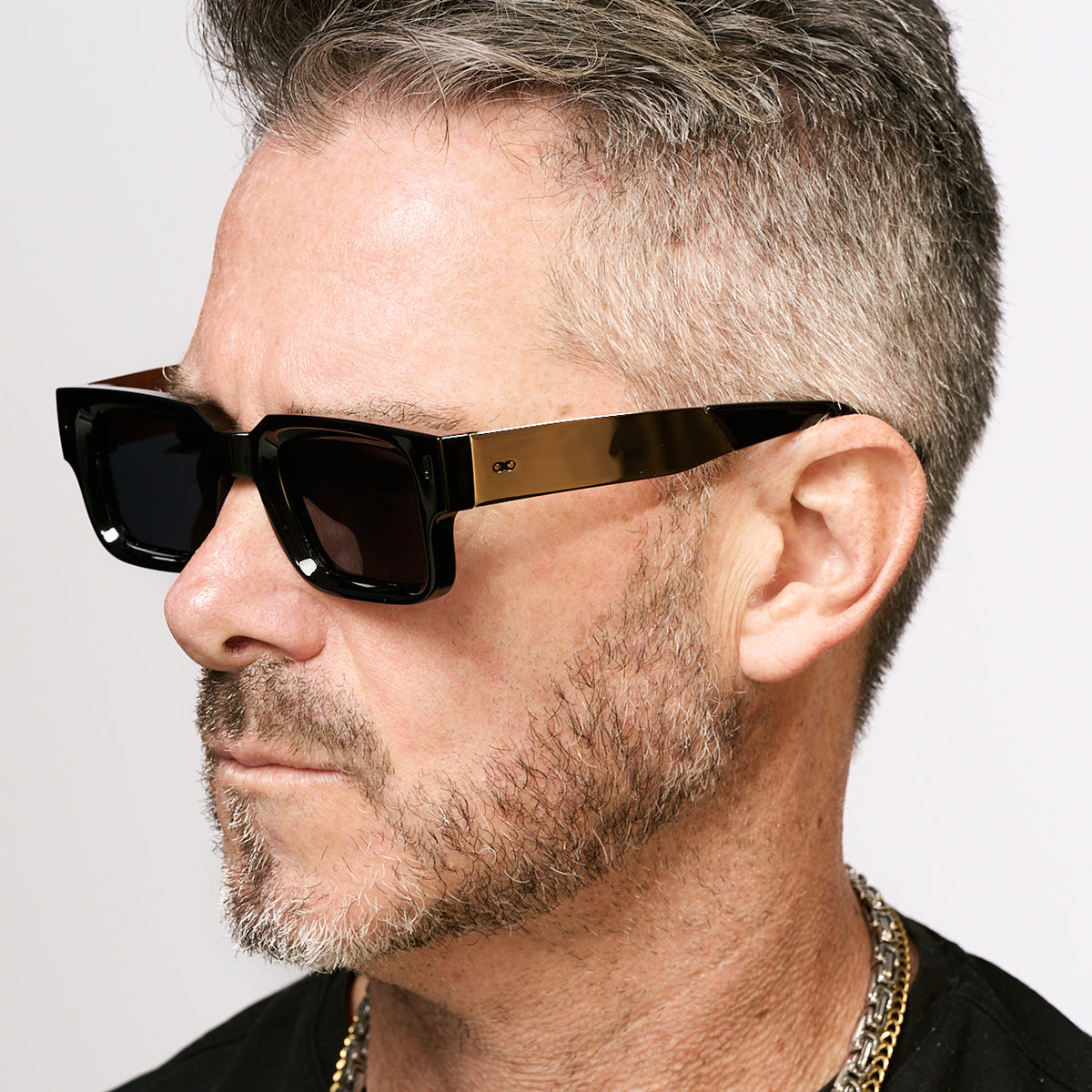 Exclamation - BS Metal - Gray Lens - Men's style - INFINIT Eyewear