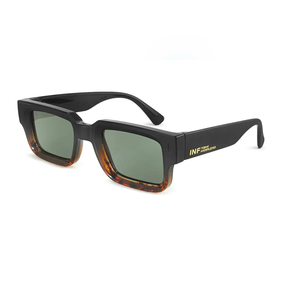 ExclamaTion - BM Havana - Green Lens - Detail view - INFINIT Eyewear