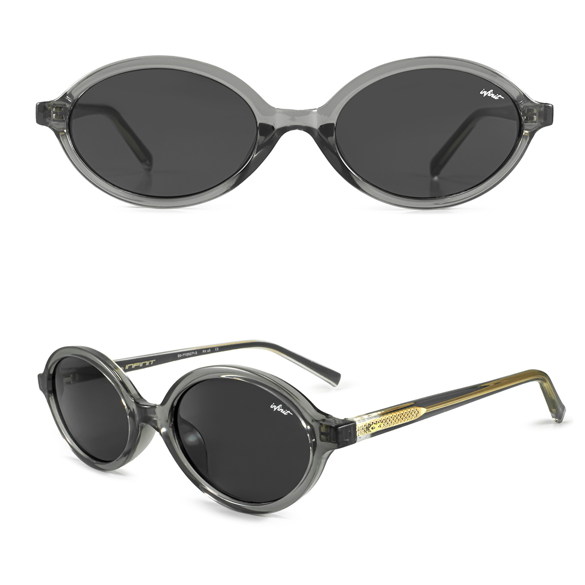 Fokus - Light Gray - Gray Lens