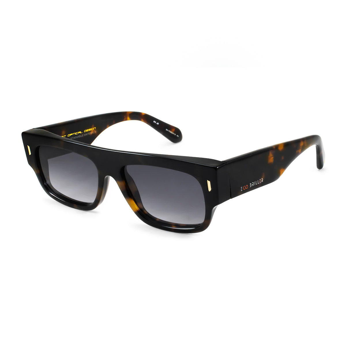 Glasgow Eco Briller - Tortoise - Smoke Gradient Lens