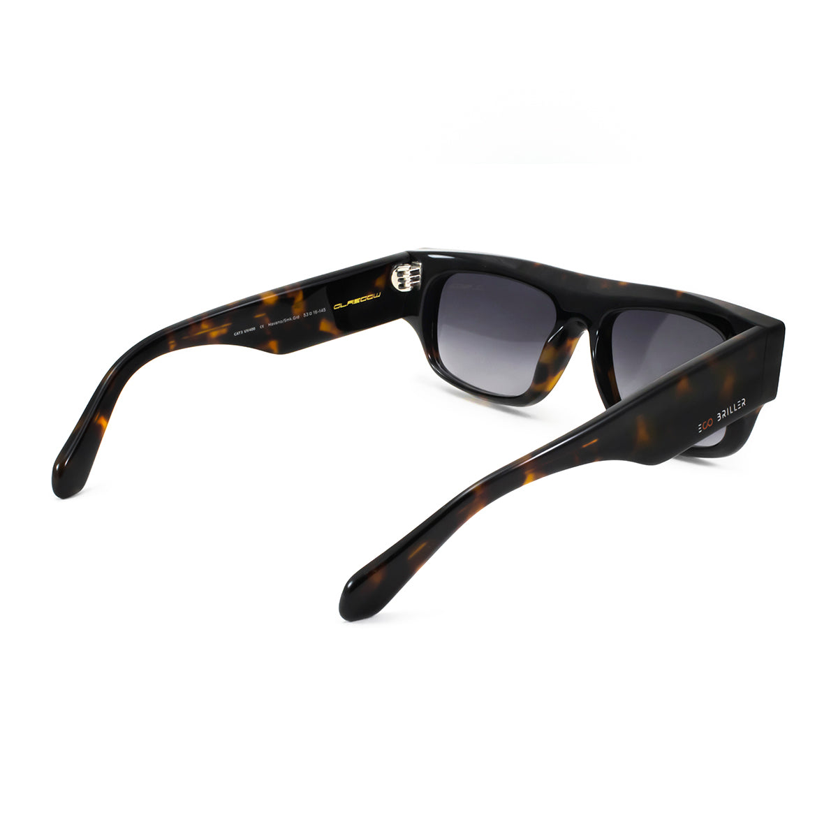 Glasgow Eco Briller - Tortoise - Smoke Gradient Lens