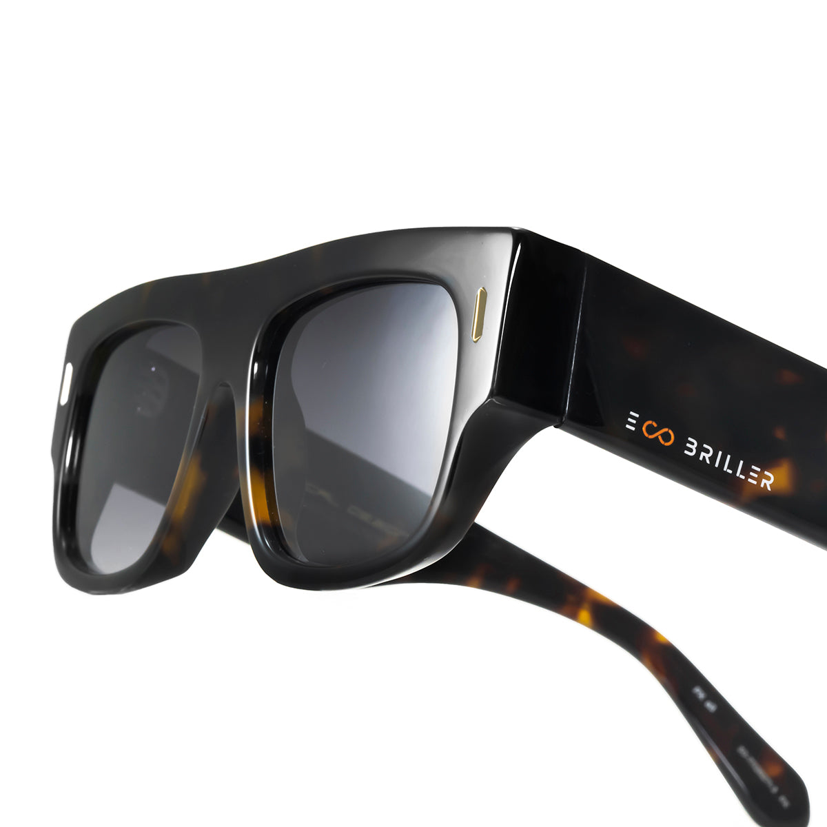 Glasgow Eco Briller - Tortoise - Smoke Gradient Lens