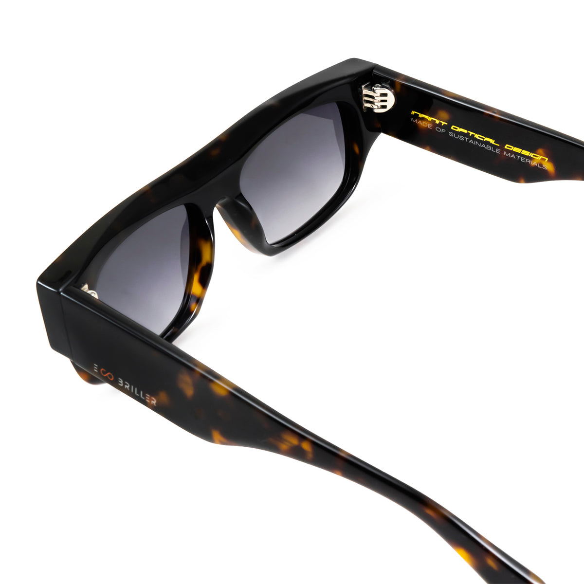 Glasgow Eco Briller - Tortoise - Smoke Gradient Lens