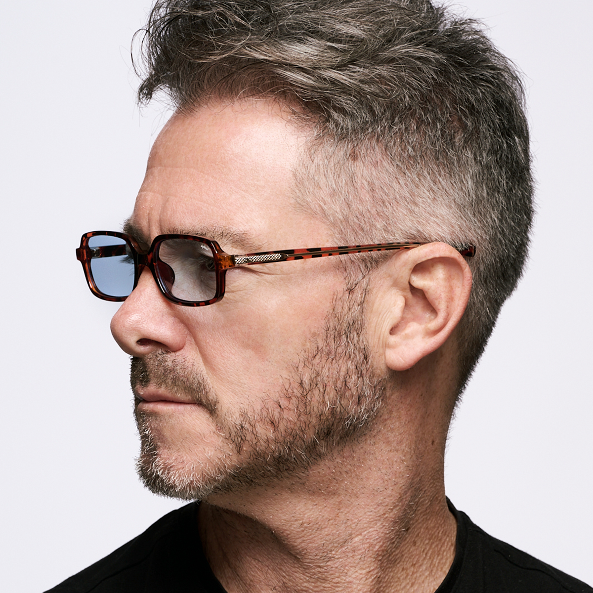 Glyze - Havana - Blue Lens - Men's style - INFINIT Eyewear