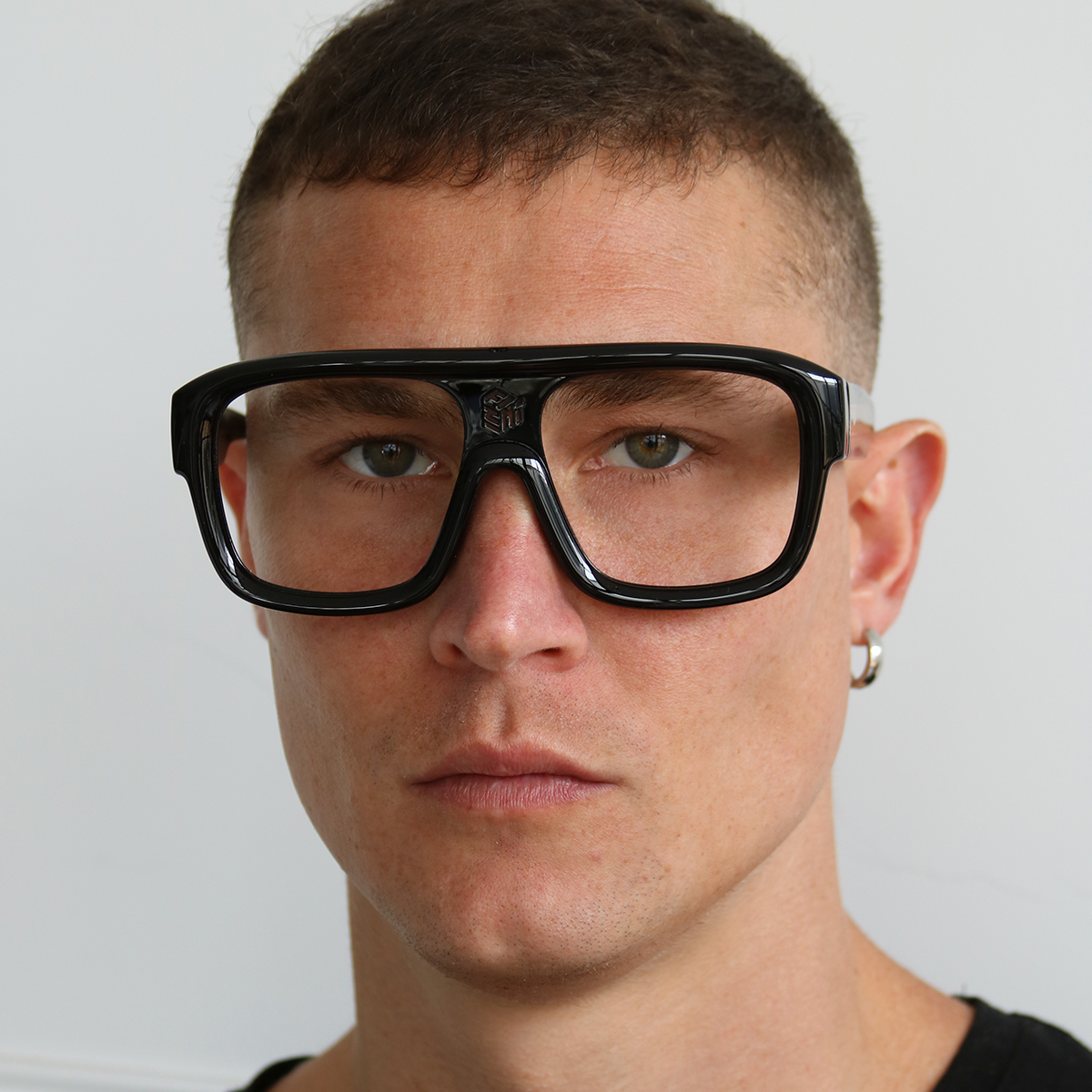 INFLATE - Black Shiny Lens Grey Polarized