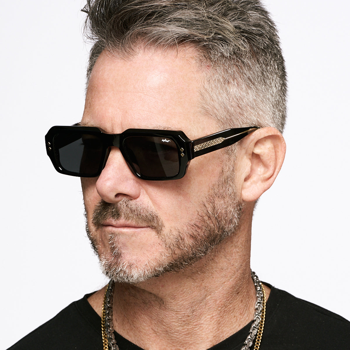 Houston - Glossy Black - Gray Lens