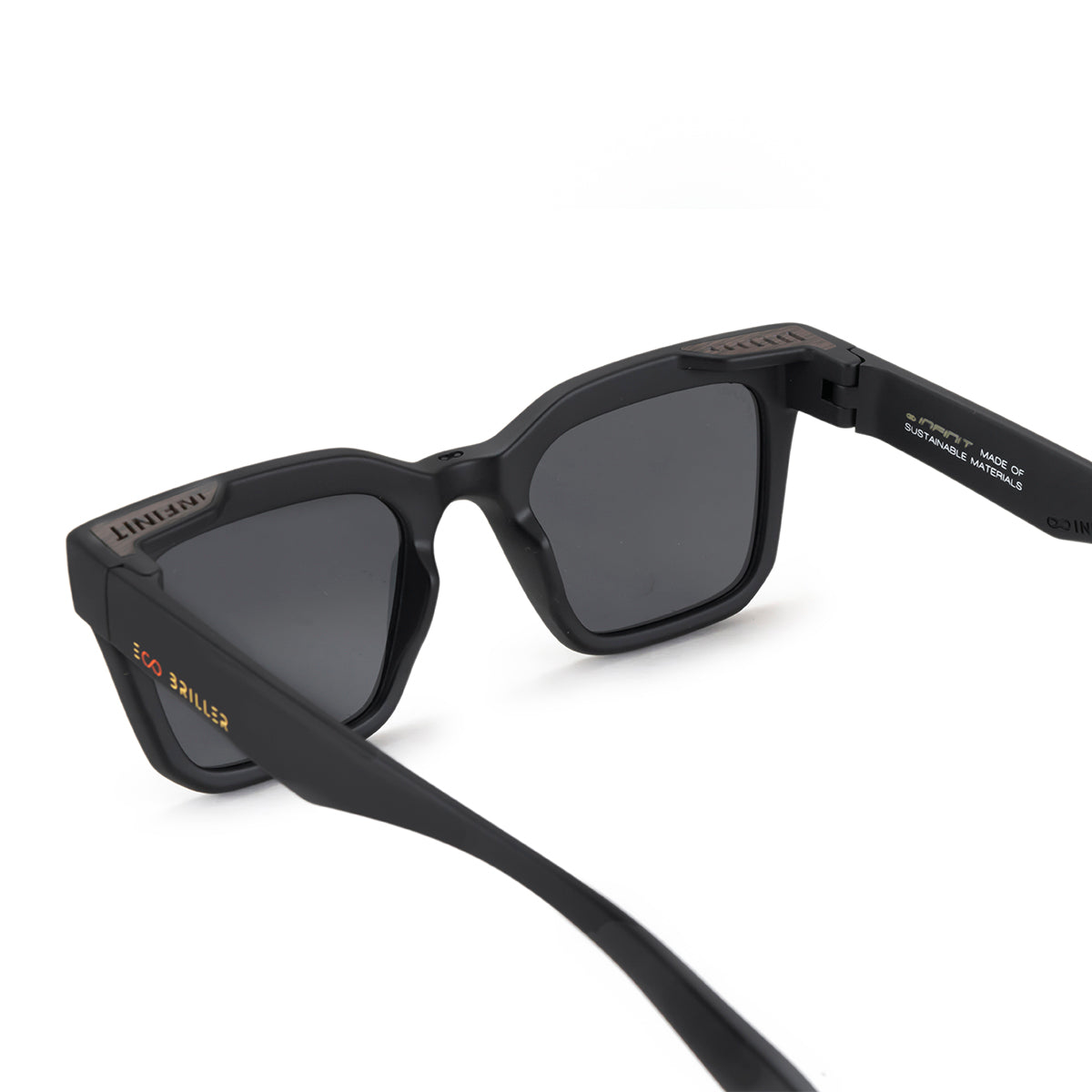 Jacobs Eco Briller - Black Matt - Grey Polarized Lens