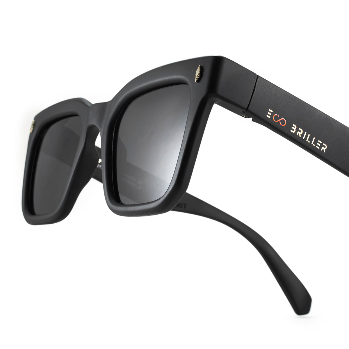 Jacobs Eco Briller - Black Matt - Grey Polarized Lens