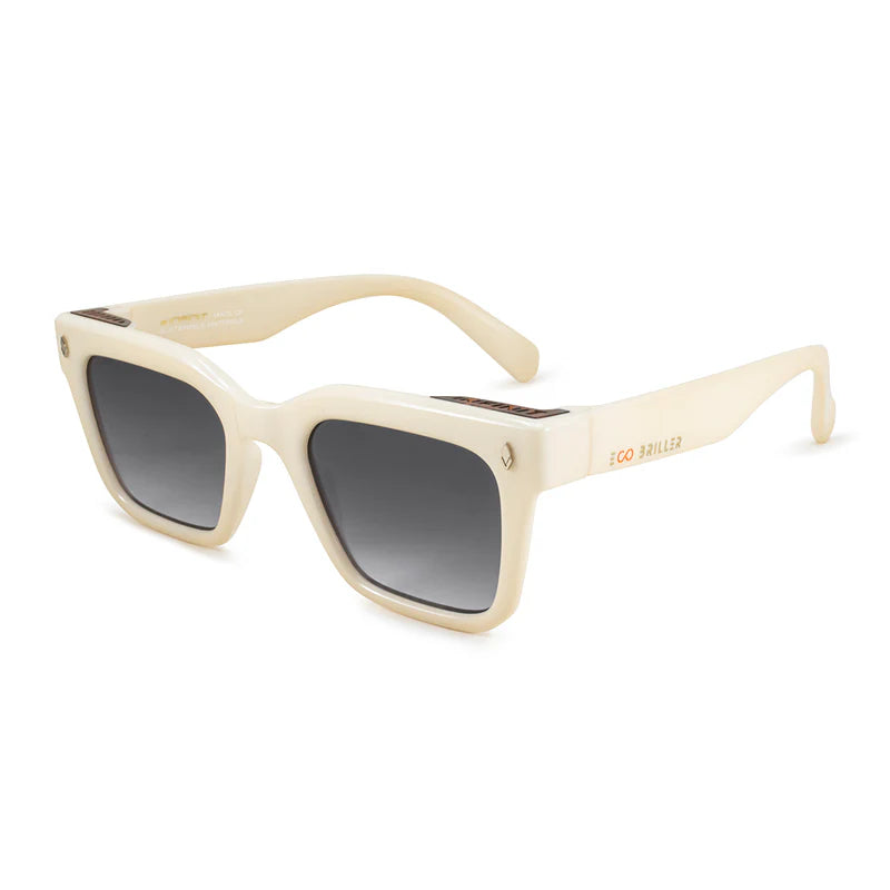 Jacobs Eco Briller - Bone - Smoke Gradient Lens