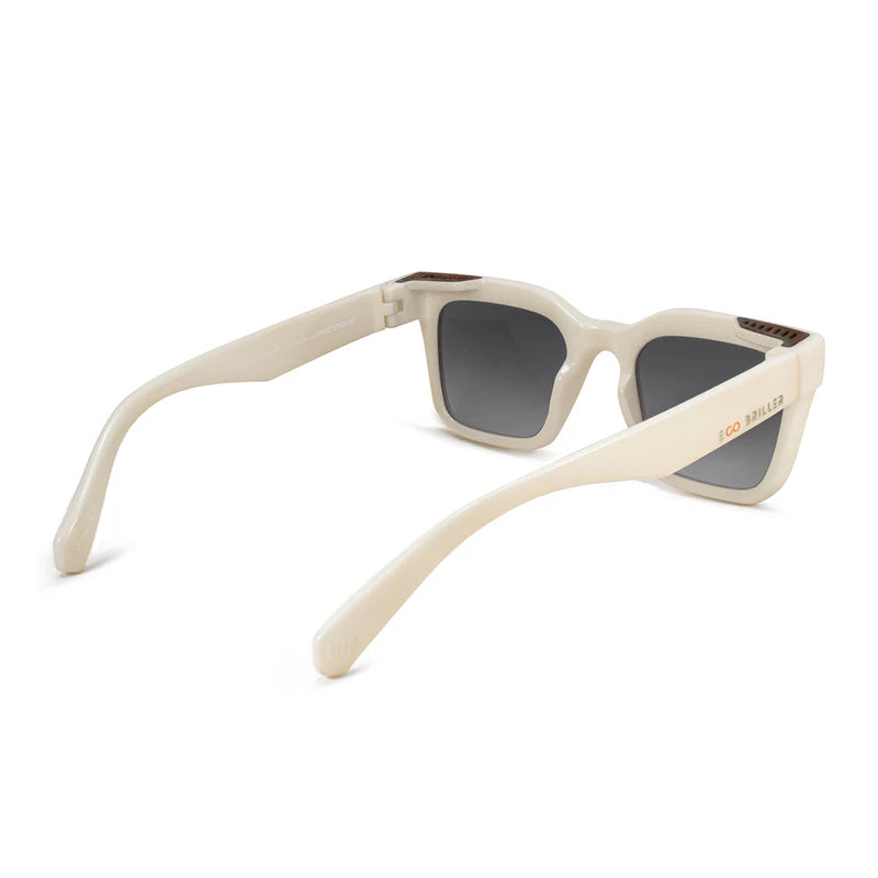 Jacobs Eco Briller - Bone - Smoke Gradient Lens