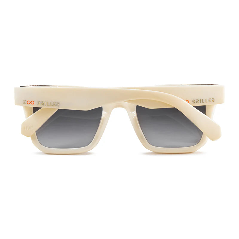 Jacobs Eco Briller - Bone - Smoke Gradient Lens