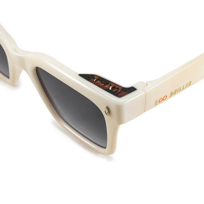 Jacobs Eco Briller - Bone - Smoke Gradient Lens