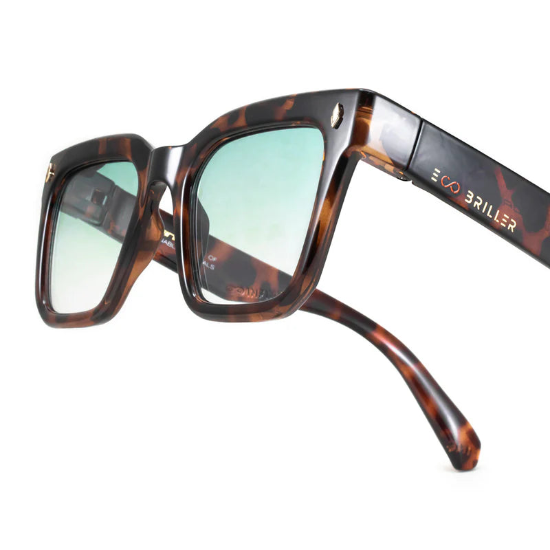 Jacobs Eco Briller - Tortoise - Green Gradient Lens