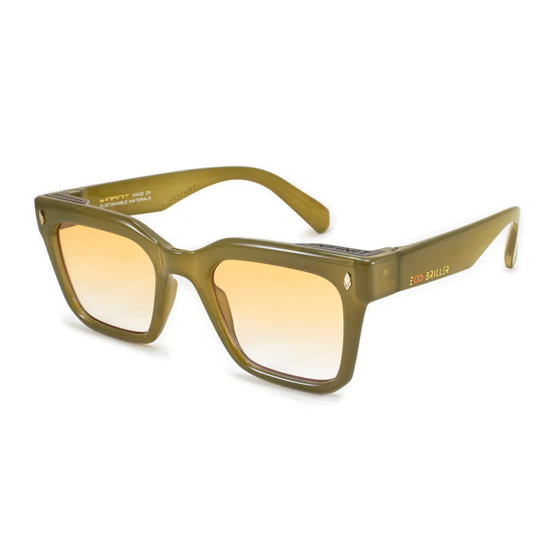 Jacobs Eco Briller - Milky Brown - Orange Gradient Lens