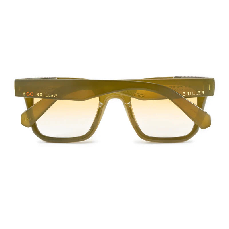 Jacobs Eco Briller - Milky Brown - Orange Gradient Lens