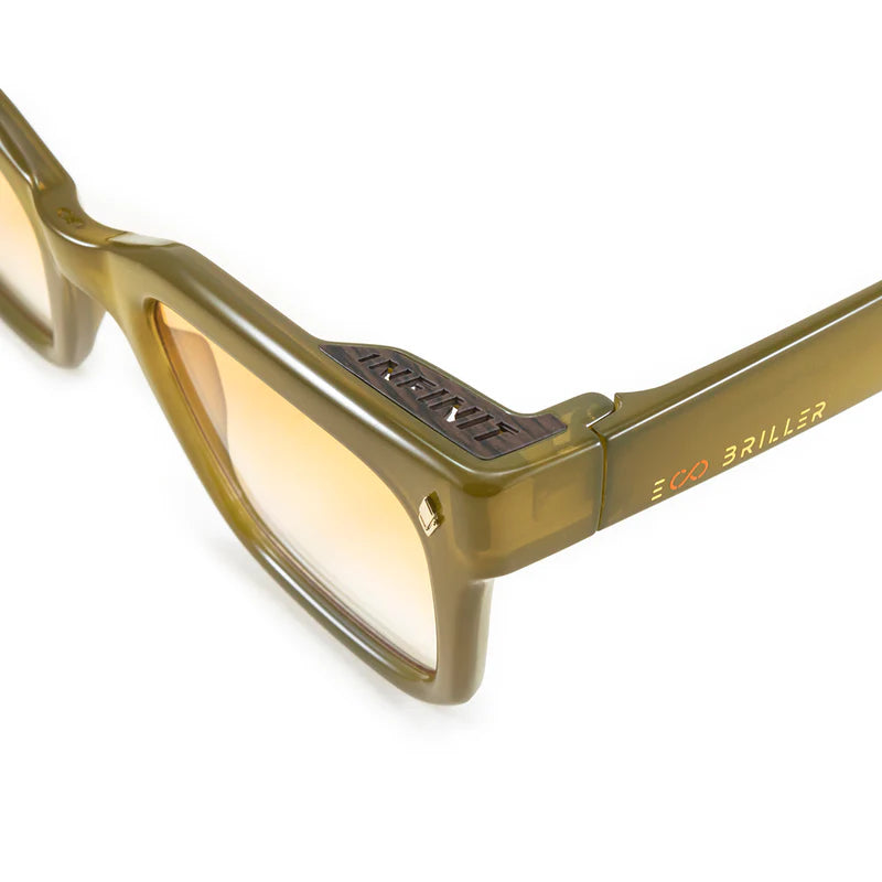 Jacobs Eco Briller - Milky Brown - Orange Gradient Lens