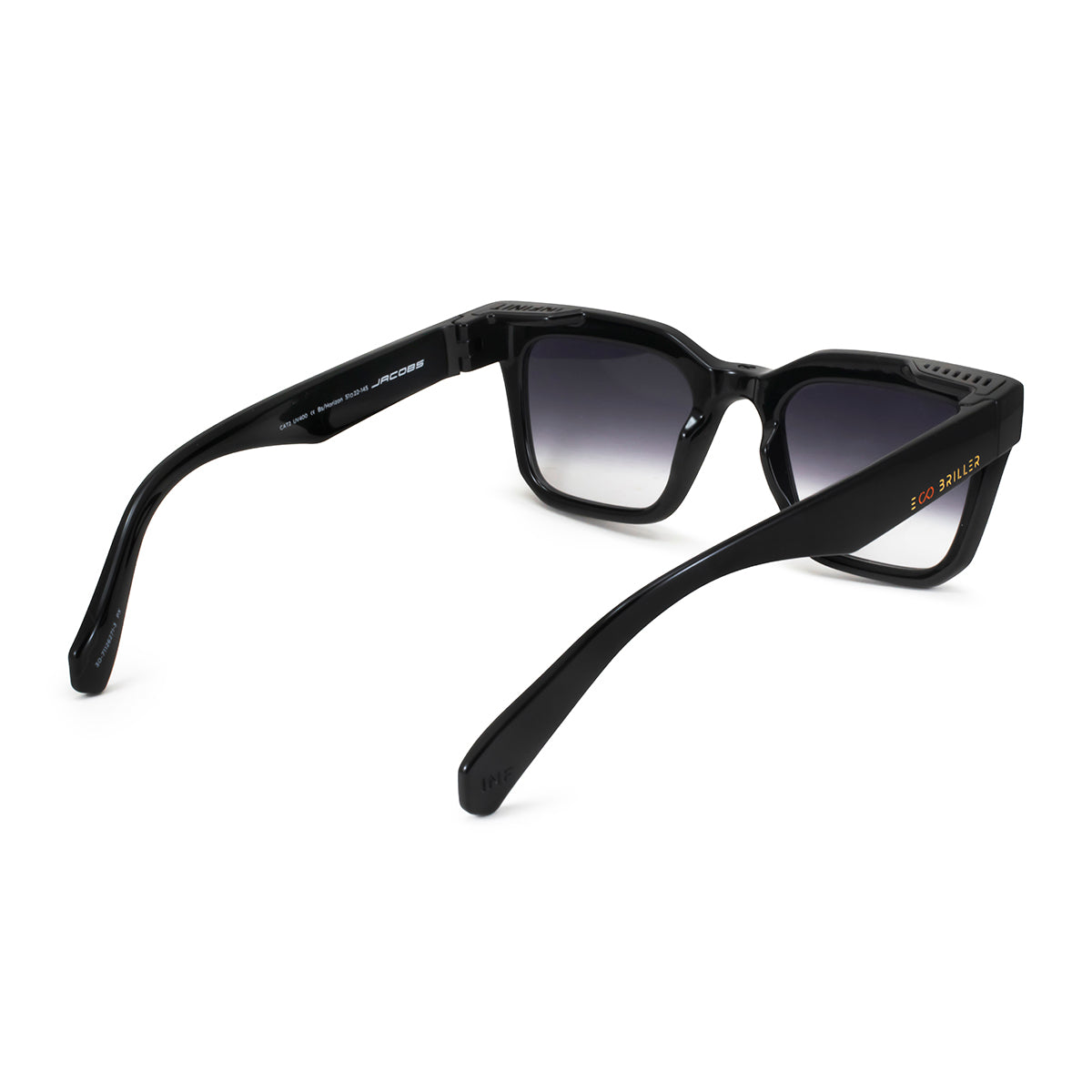 Jacobs Eco Briller - Black Shiny - Horizon Lens