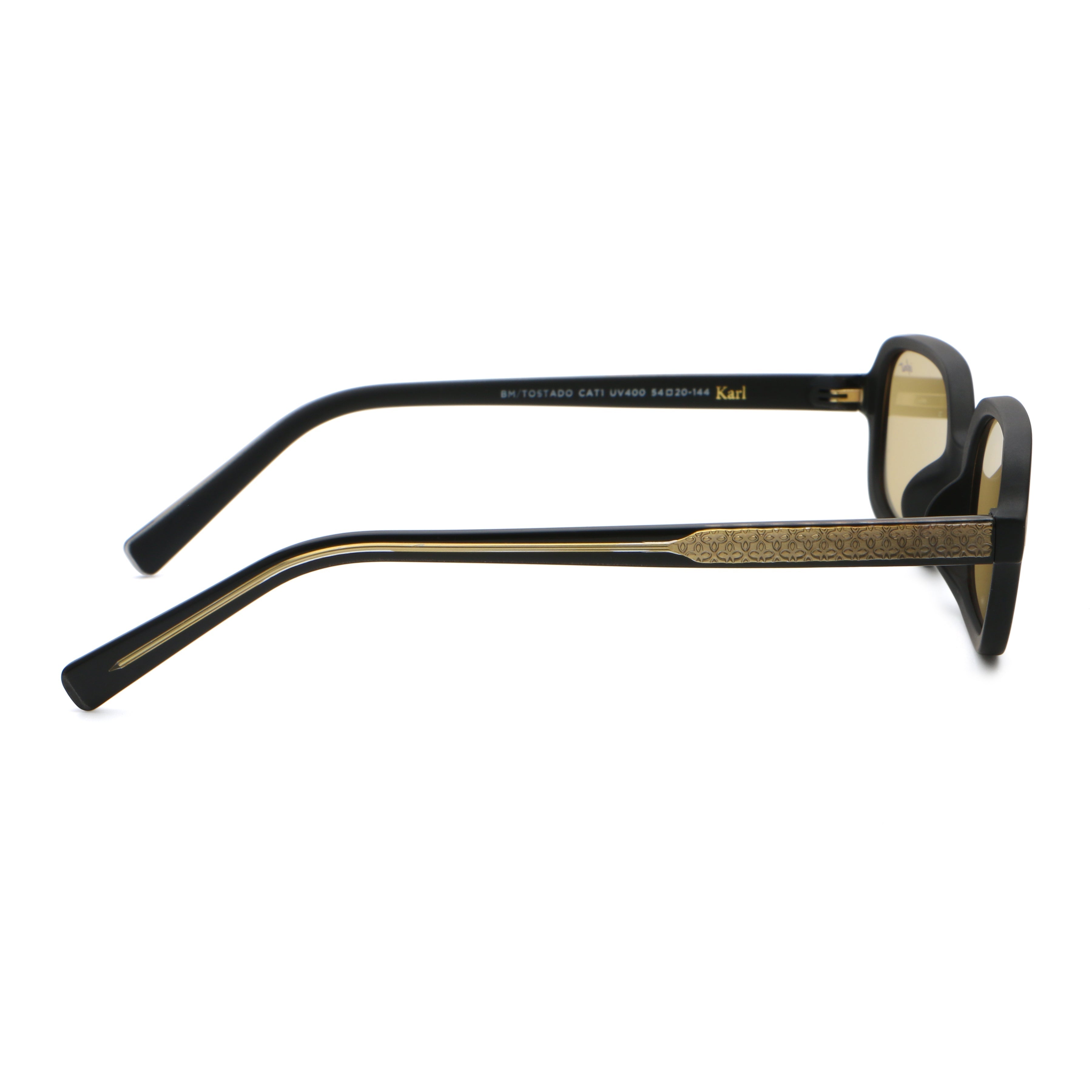 Karl Negro Mate Lente Tostado - View 12 - INFINIT Eyewear