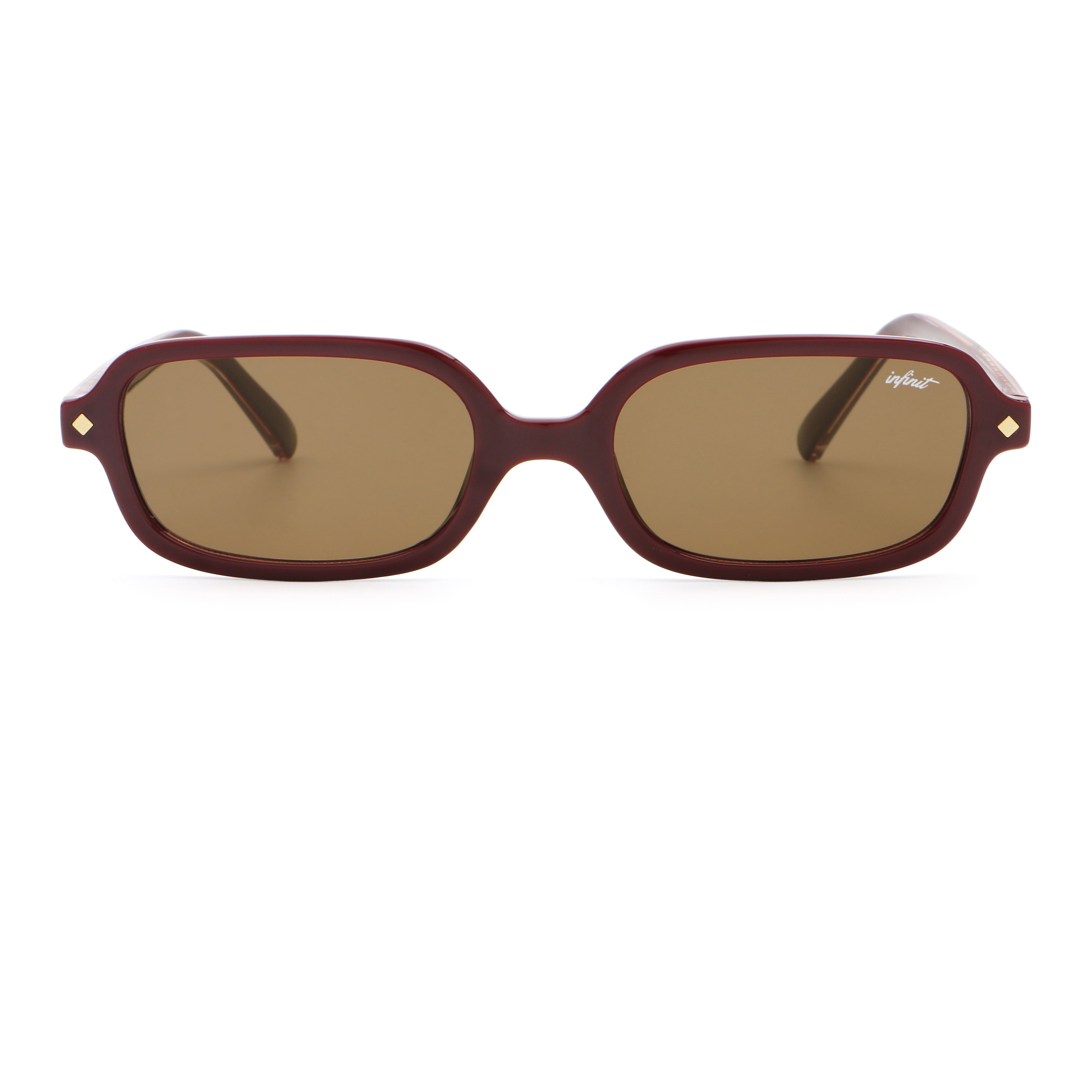 Karl - Burgundy - Brown Lens