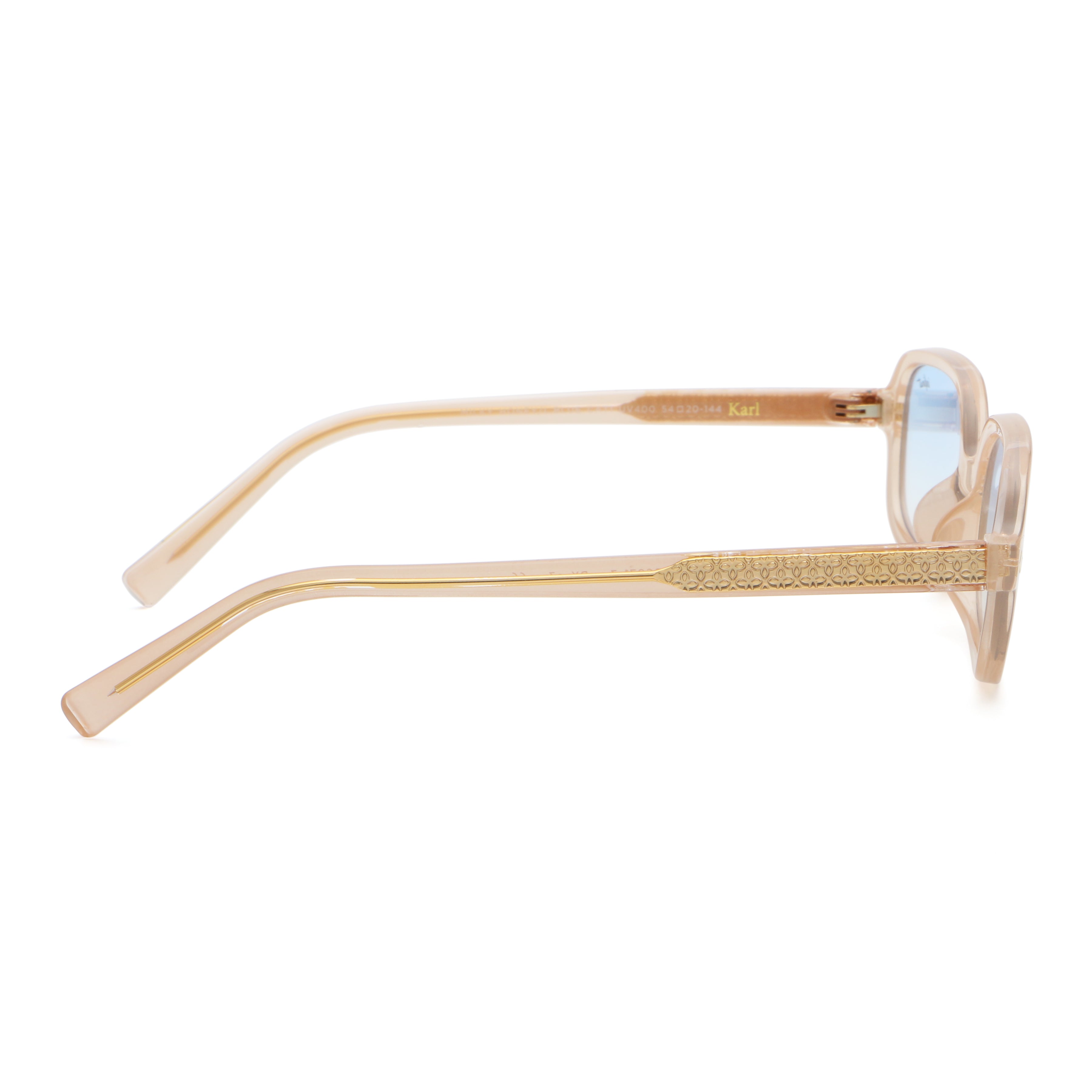 Karl Milky Blue Gradient Lens - View 12 - INFINIT Eyewear