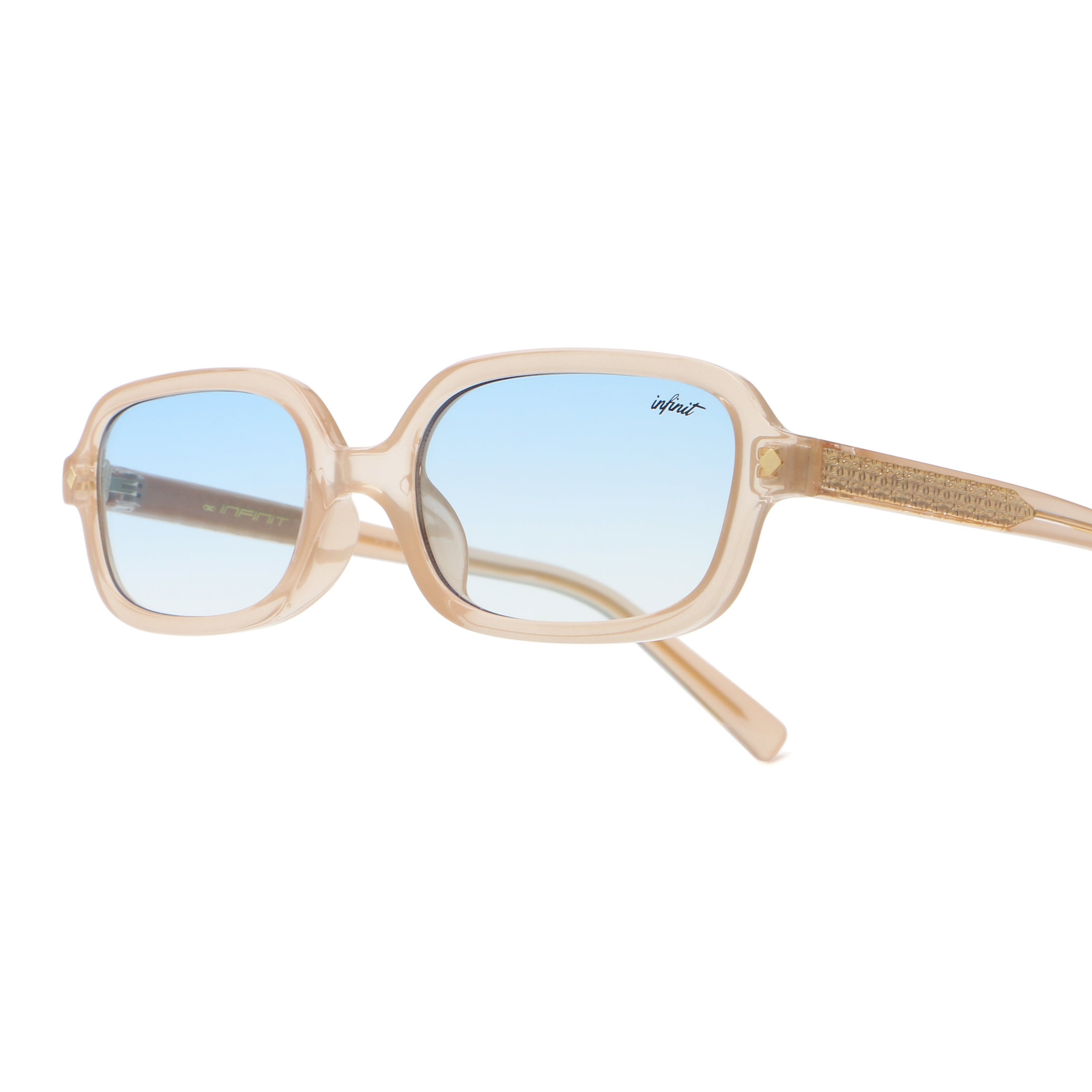 Karl Milky Blue Gradient Lens - View 10 - INFINIT Eyewear