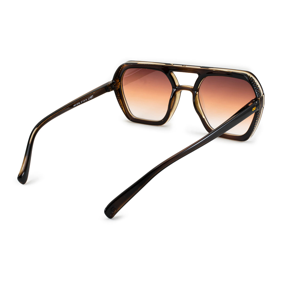 Lyon - Gold Brown - Orange Lens