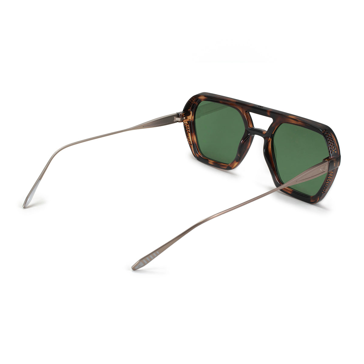 Lyon - Metal Tortoise - Green Polarized Lens